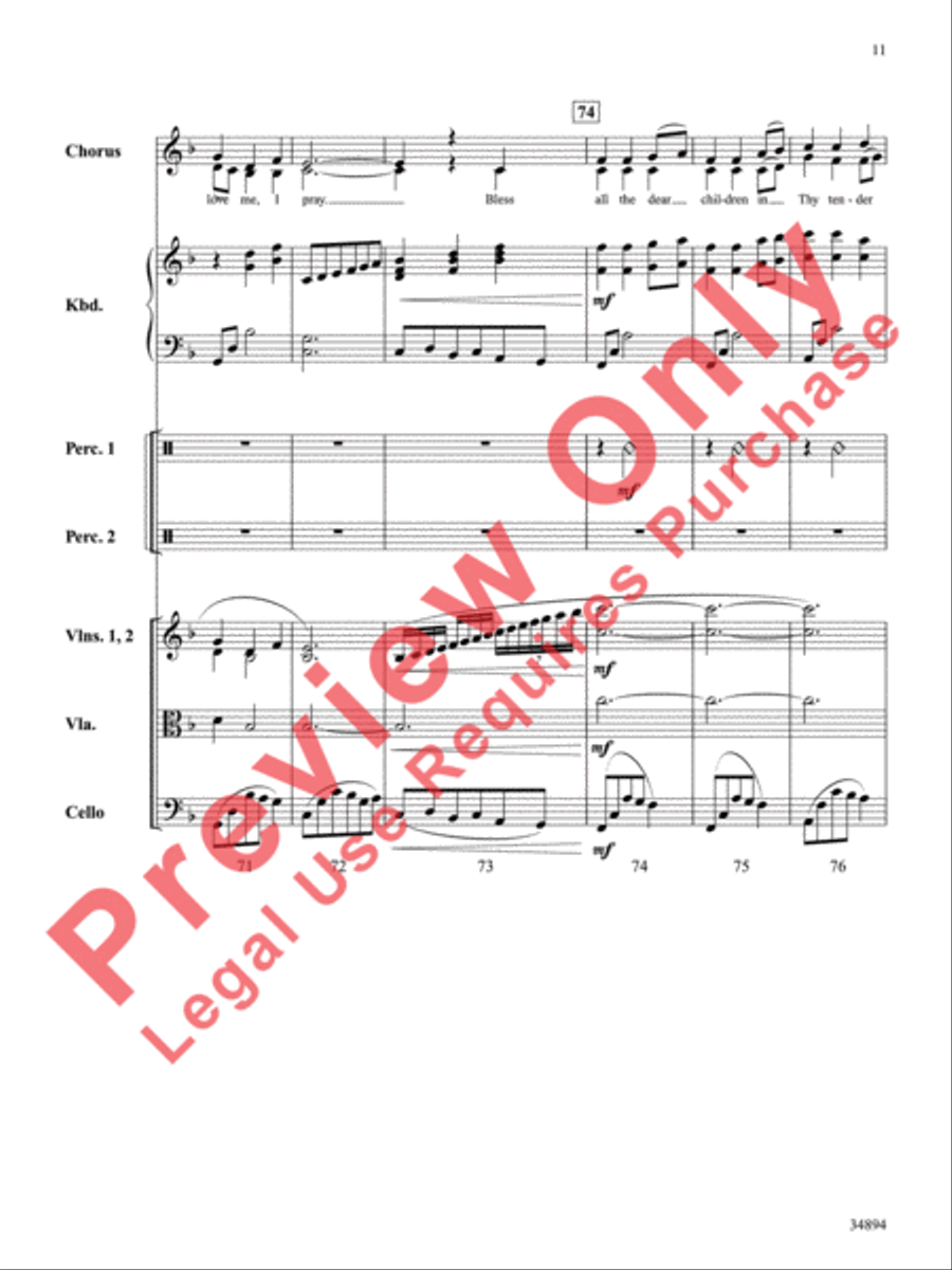 Bring a Torch Choir scores gallery preview page 12