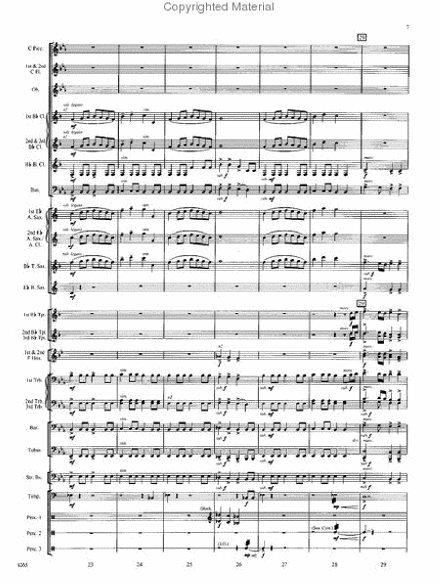 River of Life Concert Band scores gallery preview page 6