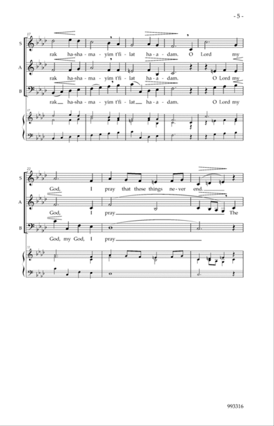 Eili Eili 3-Part scores gallery preview page 3