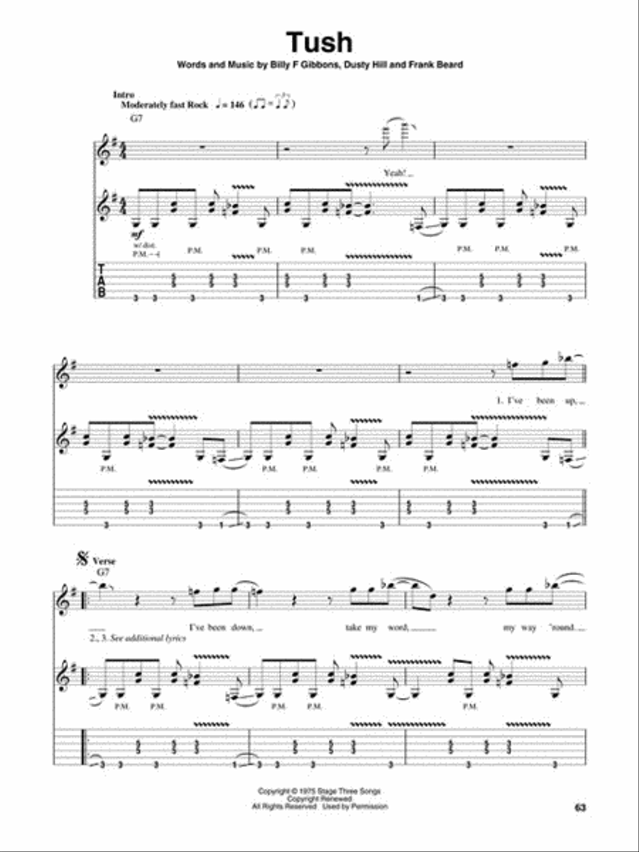 Rock Guitar Songs Rock Guitar Songs Electric Guitar scores gallery preview page 7