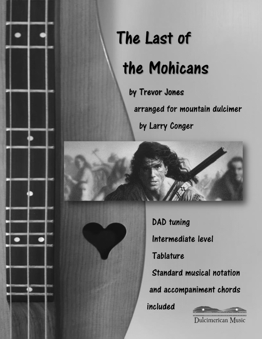 Last Of The Mohicans (main Theme) Dulcimer scores gallery preview page 1