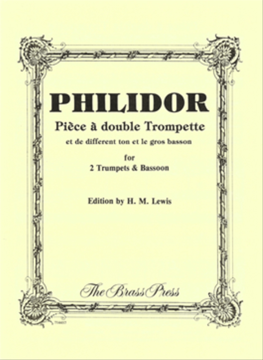 Pièce à double trompette Bassoon scores gallery preview page 1