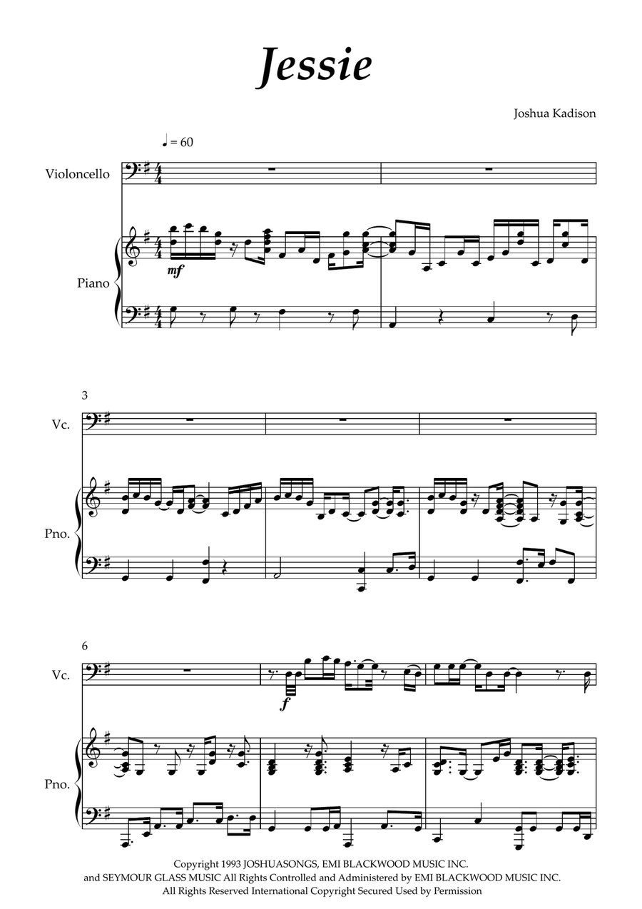 Jessie Piano scores gallery preview page 2