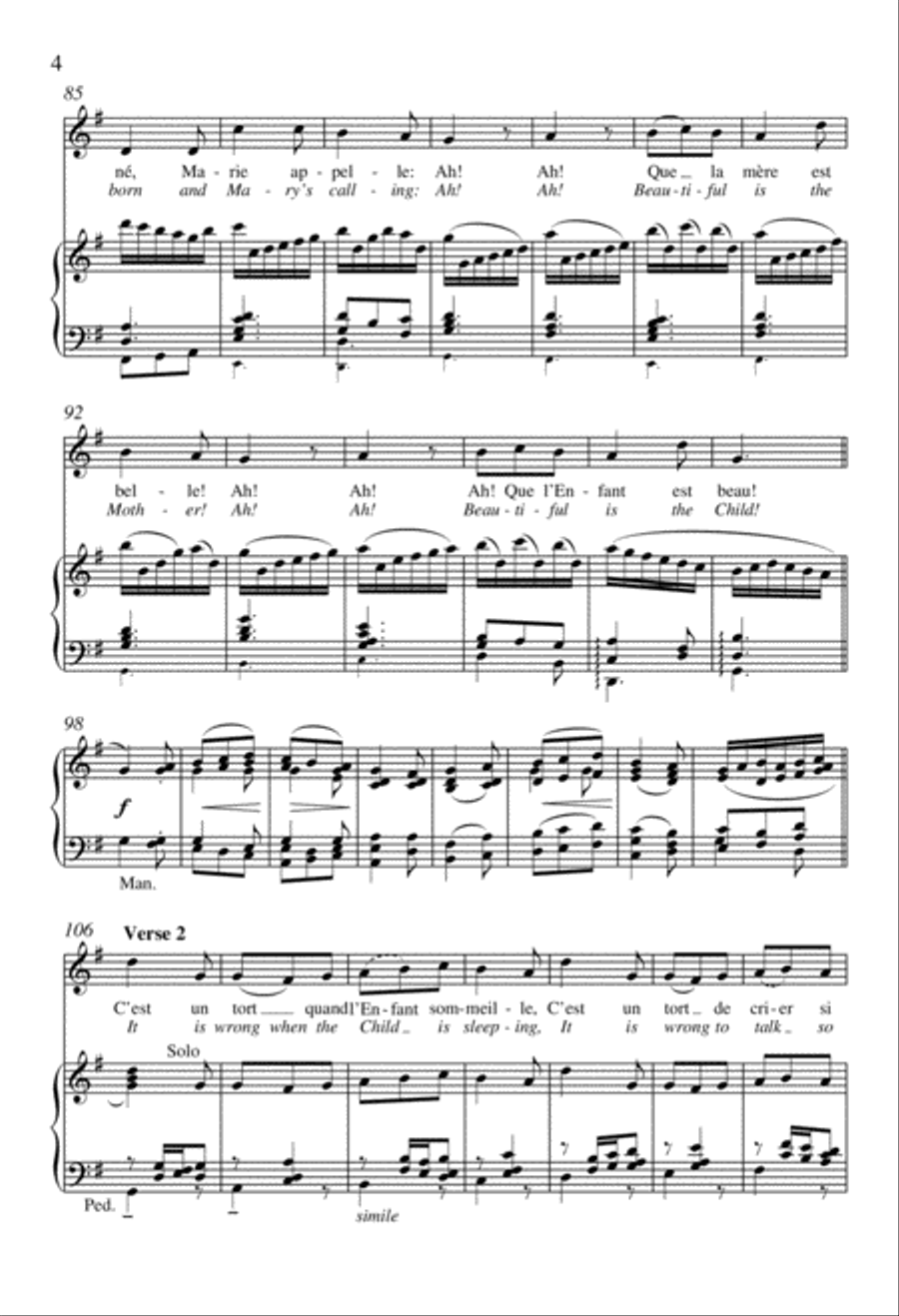Un Flambeau: (Bring a Torch) Unison Choir scores gallery preview page 4
