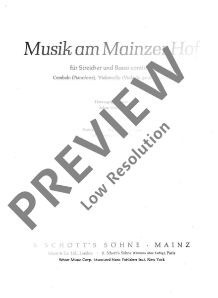 Musik am Mainzer Hof