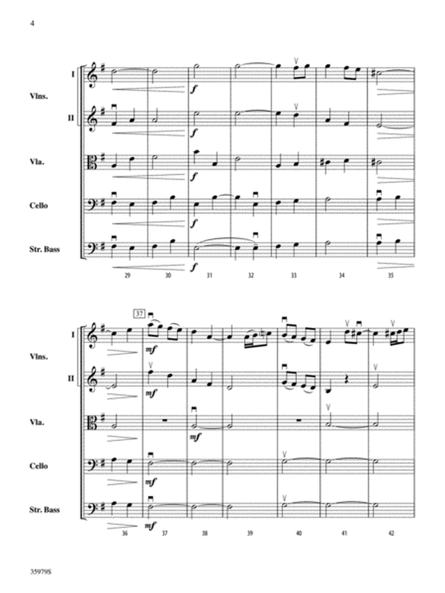 Aria from the Goldberg Variations: Score