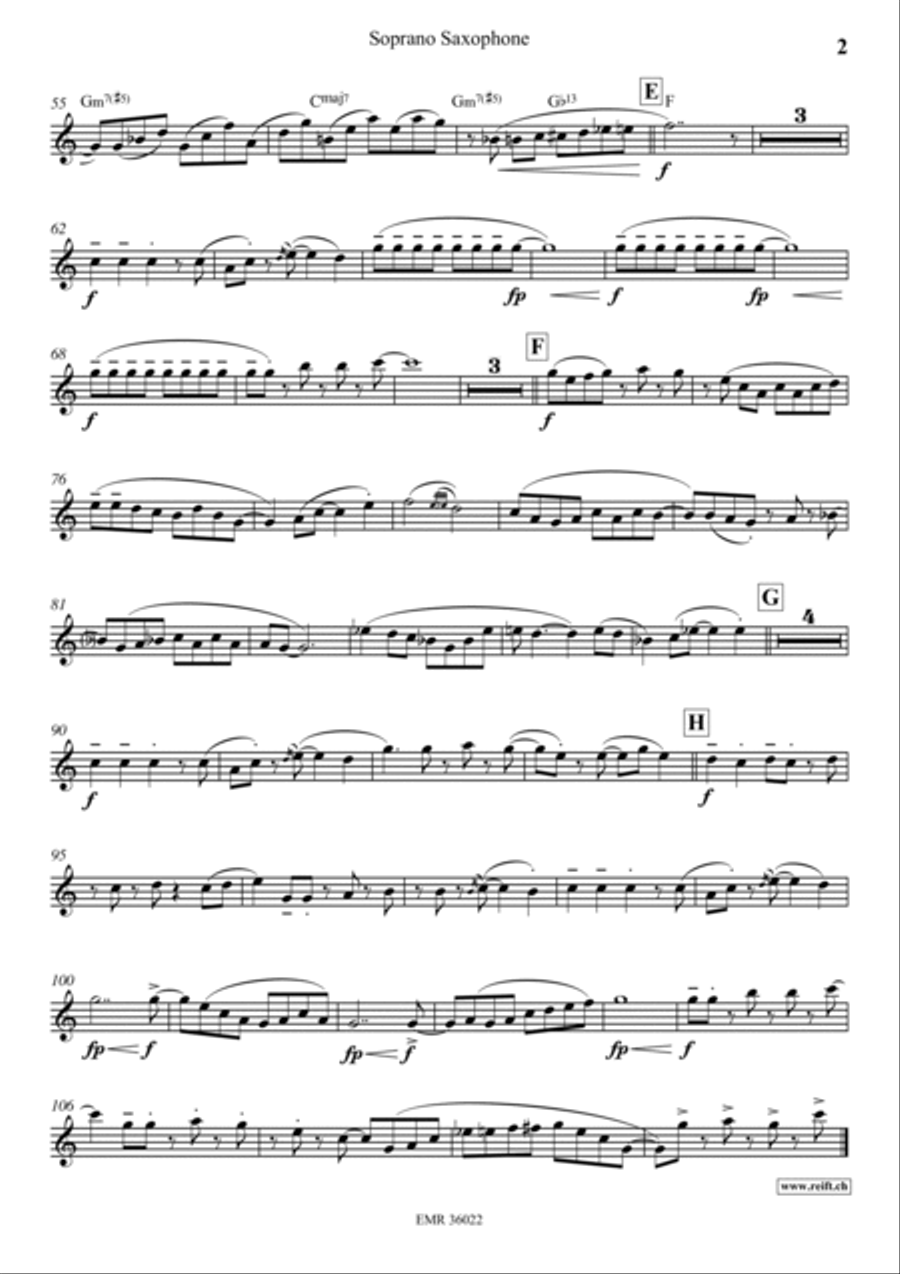 Sunday Mood Sunday Mood Soprano Saxophone scores gallery preview page 3