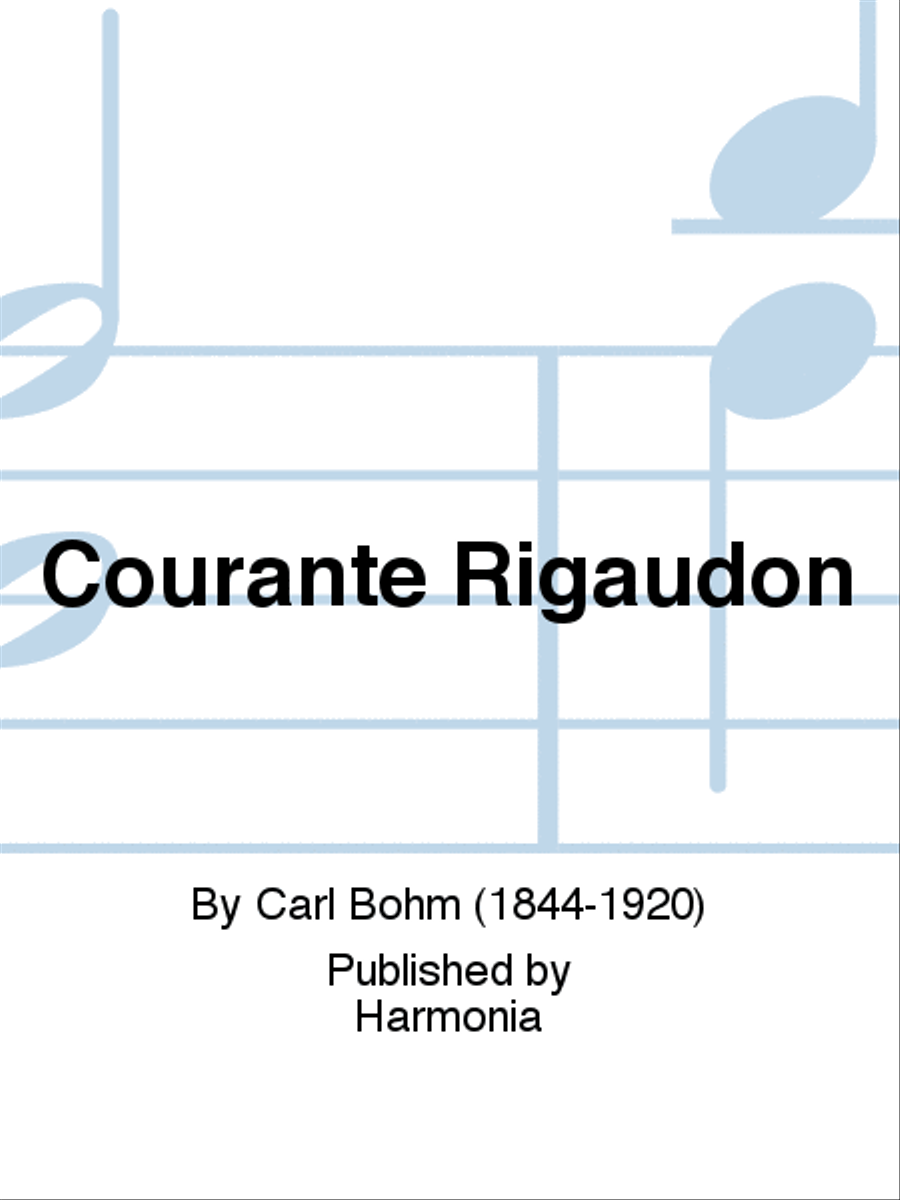 Courante Rigaudon Guitar scores gallery preview page 1