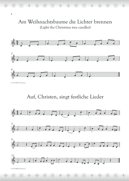 50 Christmas Carols For Trumpet: 50 Weihnachtslieder für Trompete