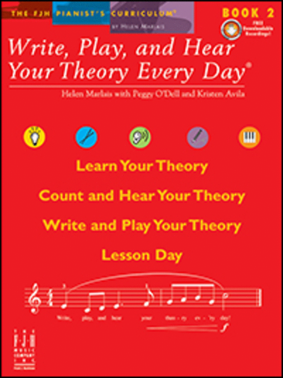 Write, Play, and Hear Your Theory Every Day, Book 2 Piano Method scores gallery preview page 1