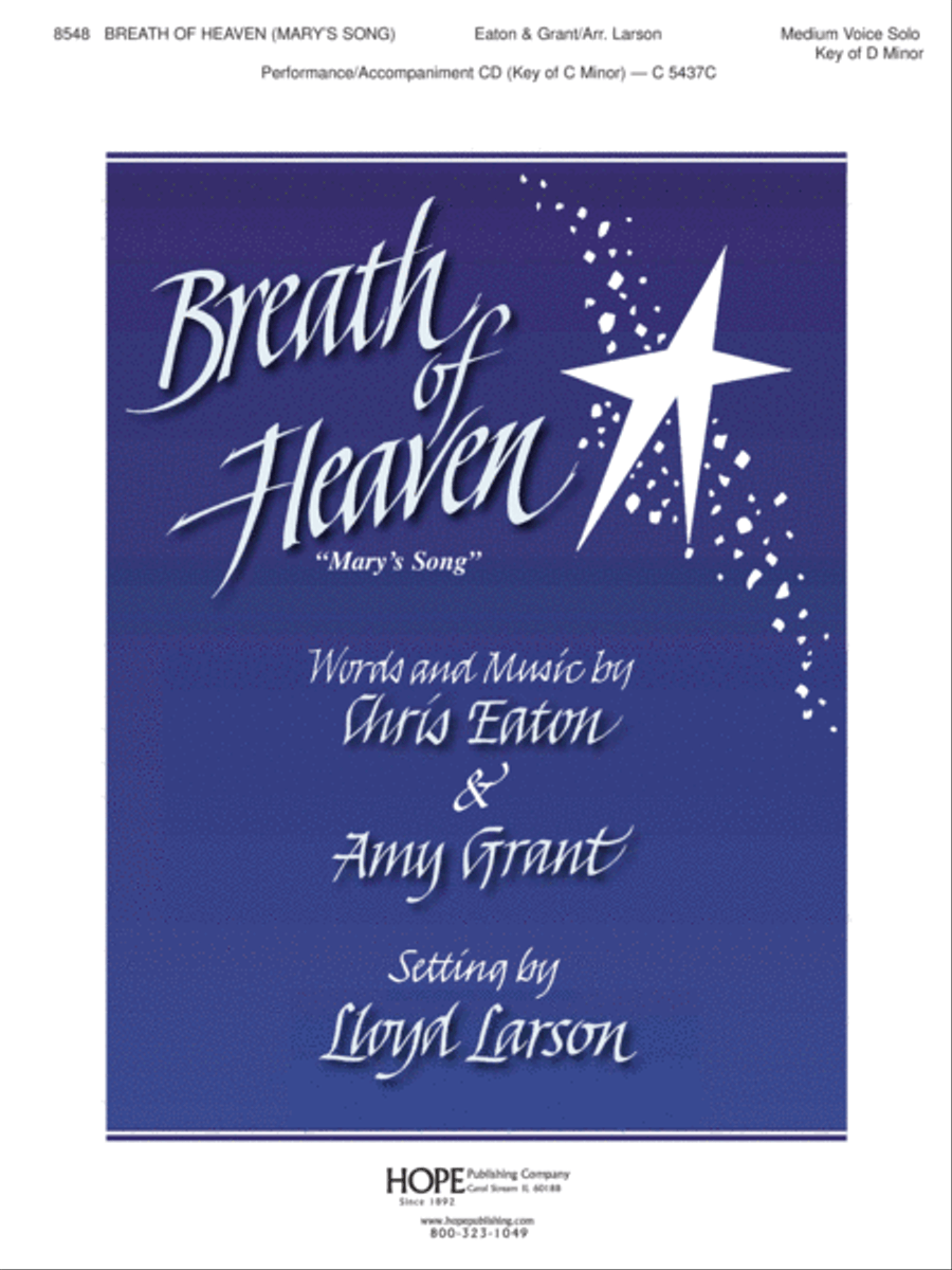 Breath of Heaven (Mary's Song) Choir scores gallery preview page 2