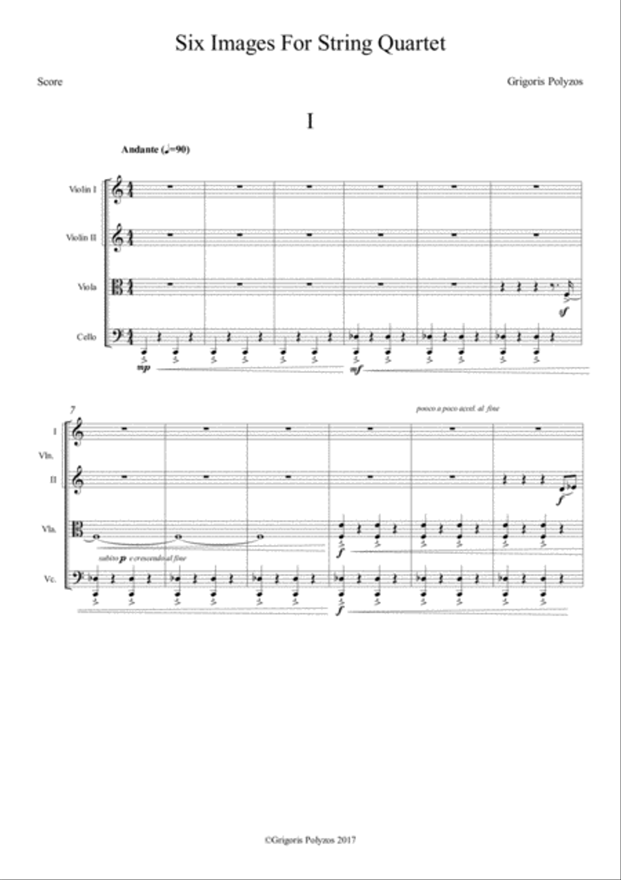 Six images for String Quartet String Quartet scores gallery preview page 2