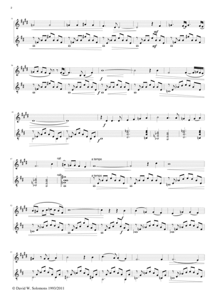 Christmas Song (clarinet and guitar) image number null
