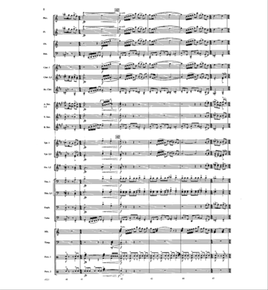 Skyscapes Skyscapes Concert Band scores gallery preview page 8