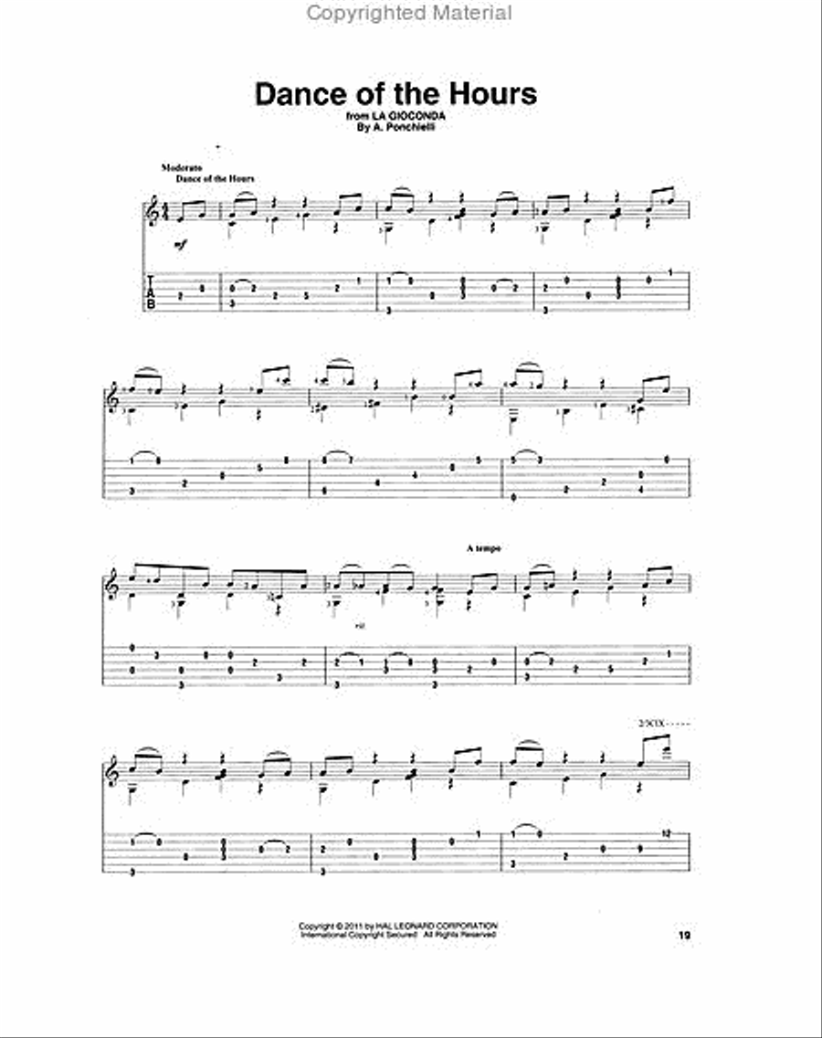 Italian Songs for Classical Guitar Acoustic Guitar scores gallery preview page 5