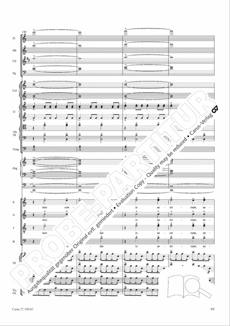 Te Deum 4-Part scores gallery preview page 97