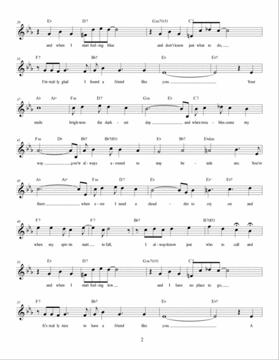 A Friend Like You Voice scores gallery preview page 2