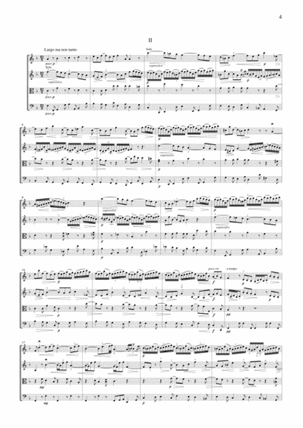 J.S.Bach Concerto for 2 Violins in d BWV1043, for string quartet, CB224 image number null