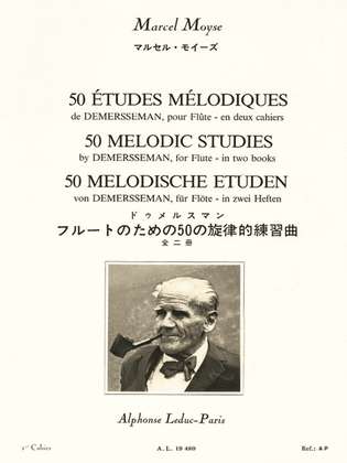 Book cover for 50 Melodic Studies After Demersseman, Op. 4 - Volume 1