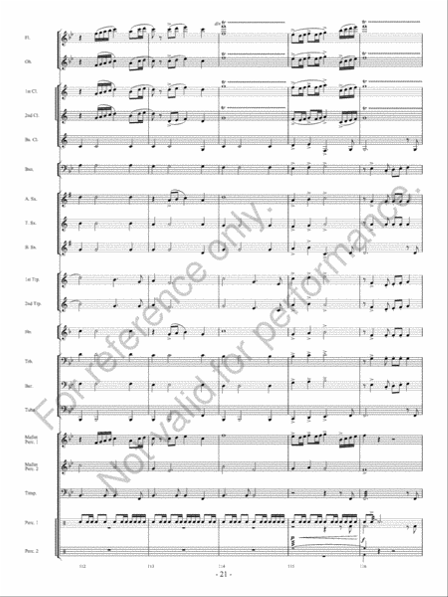 Sedona Concert Band scores gallery preview page 22