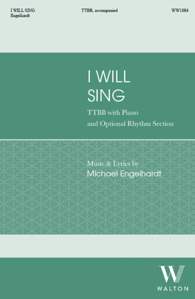 Book cover for I Will Sing (TTBB)