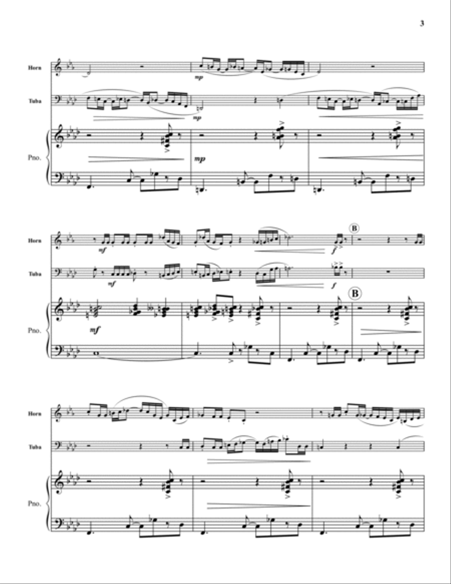 Suite for Horn and Tuba Suite for Horn and Tuba Horn scores gallery preview page 4