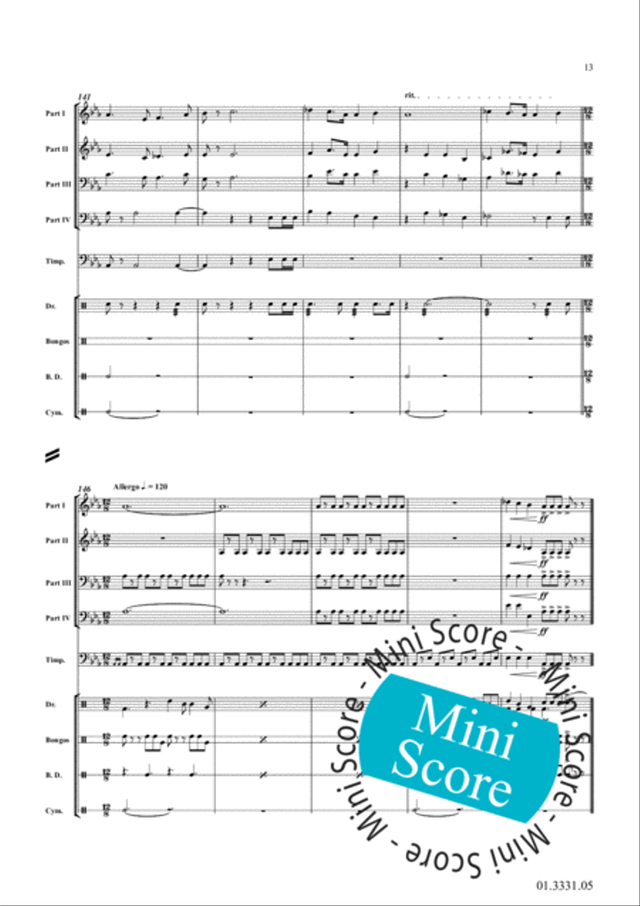 Thinkin' Big Thinkin' Big Concert Band scores gallery preview page 17