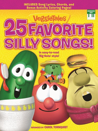 Book cover for Veggietales 25 Favorite Silly Songs! - Piano Folio