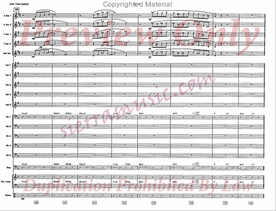 Frank Speaking Frank Speaking Jazz Ensemble scores gallery preview page 16