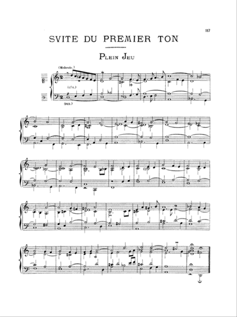 Suites of the 1st to 4th Tone Organ scores gallery preview page 4