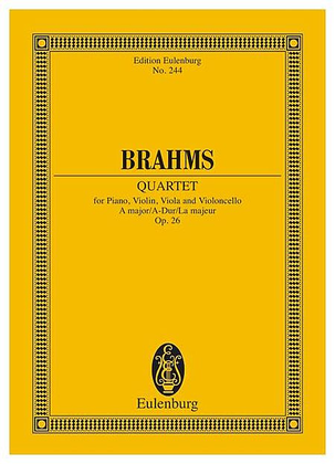 Book cover for Piano Quartet in A Major, Op. 26