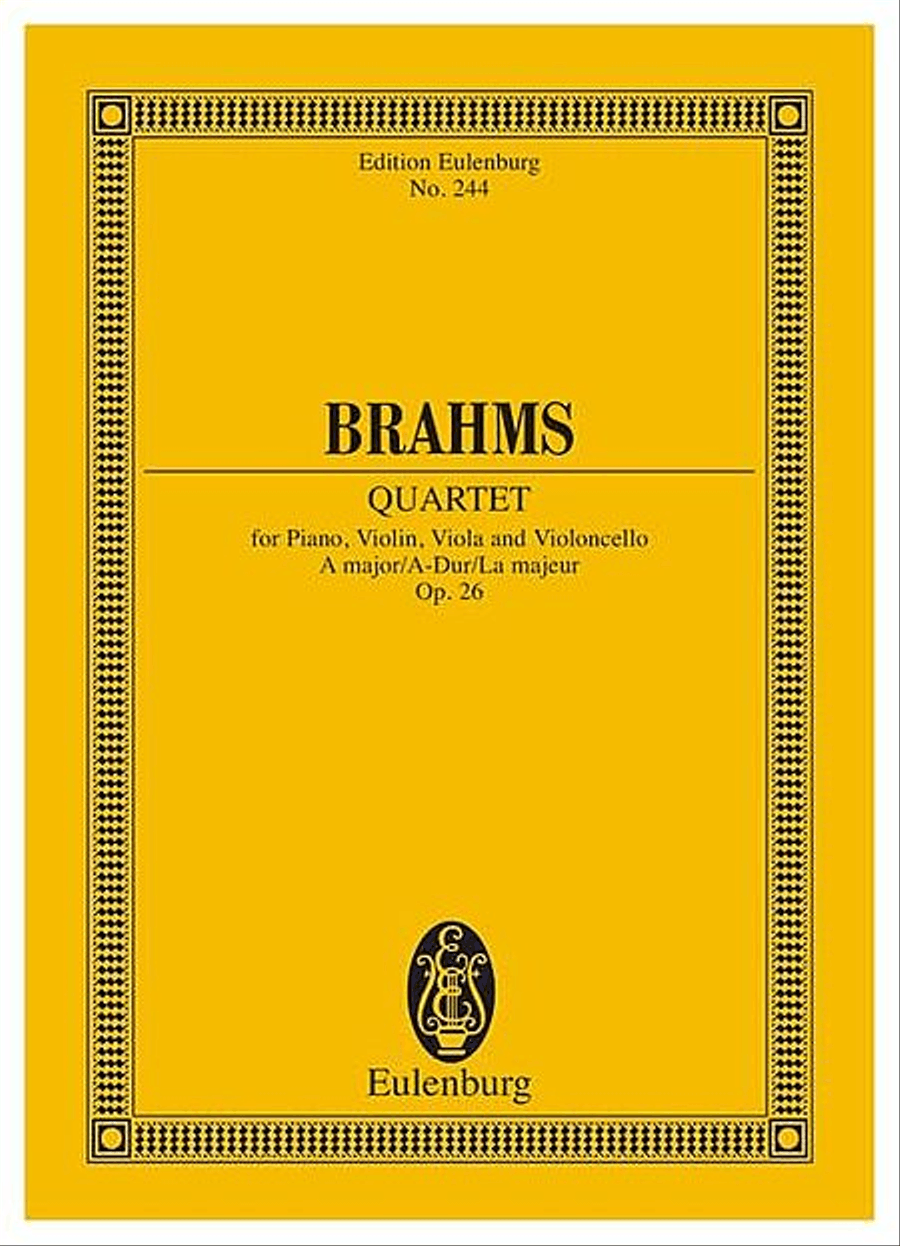 Piano Quartet in A Major, Op. 26