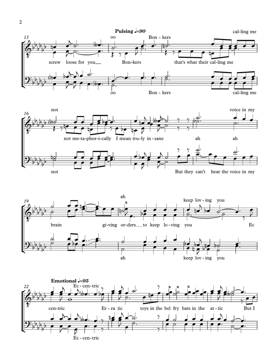 Screw Loose Screw Loose Choir scores gallery preview page 2
