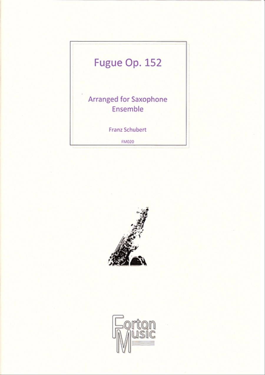 Fugue op 152 Saxophone Quintet scores gallery preview page 1