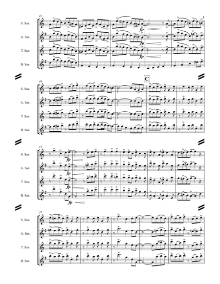 Jingle Bells (for Saxophone Quartet SATB or AATB) image number null