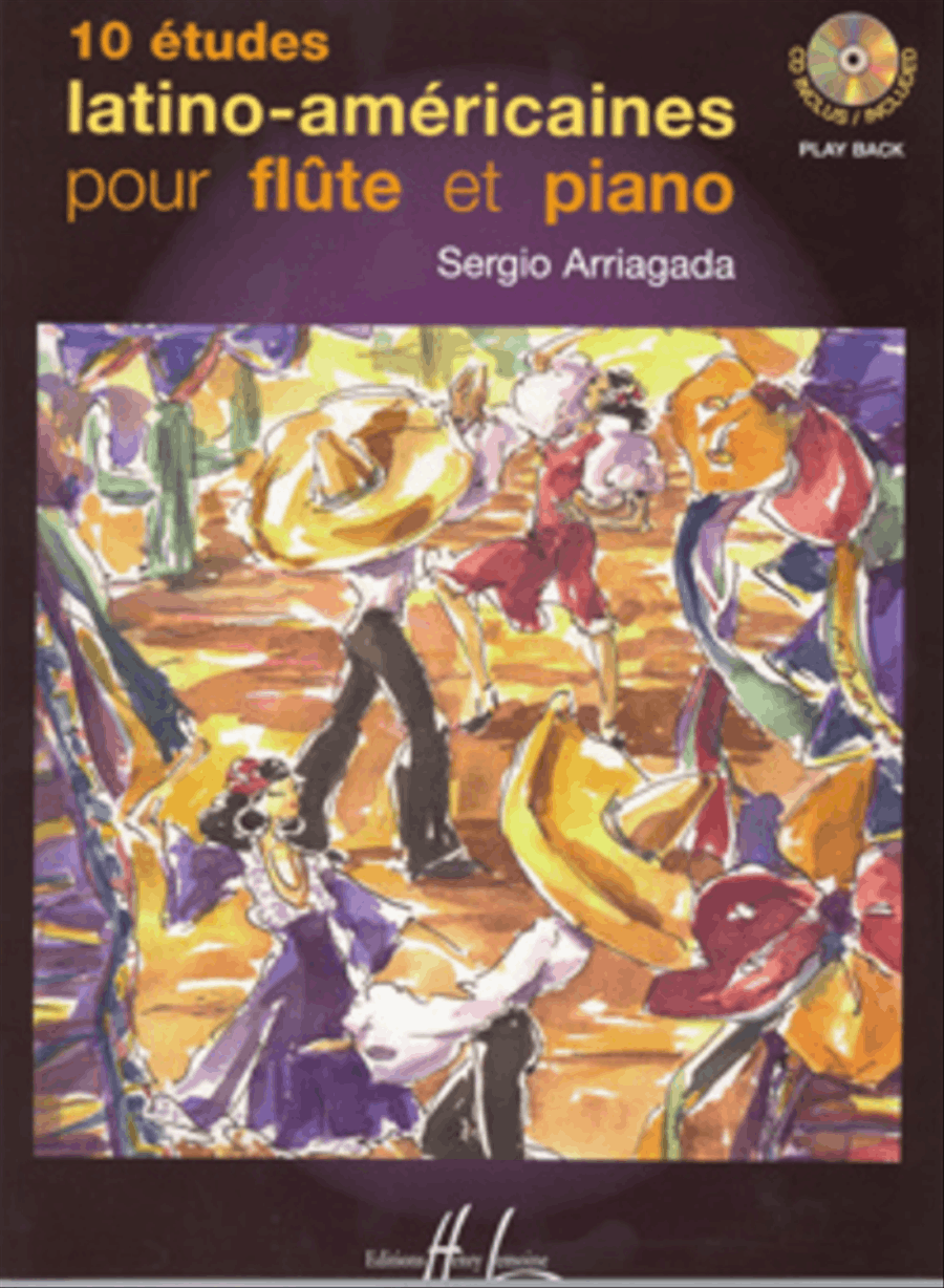 Etudes latino americaines (10) Flute Solo scores gallery preview page 1
