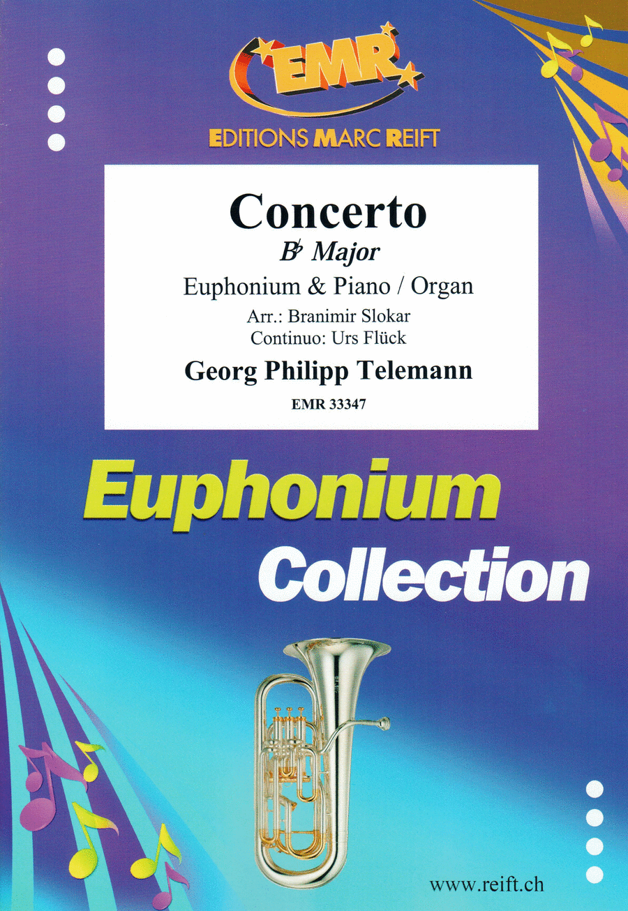 Concerto Bb Major Euphonium scores gallery preview page 1