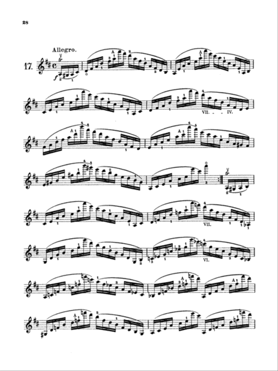 Dont: Etudes and Caprices, Op. 35 Part scores gallery preview page 1