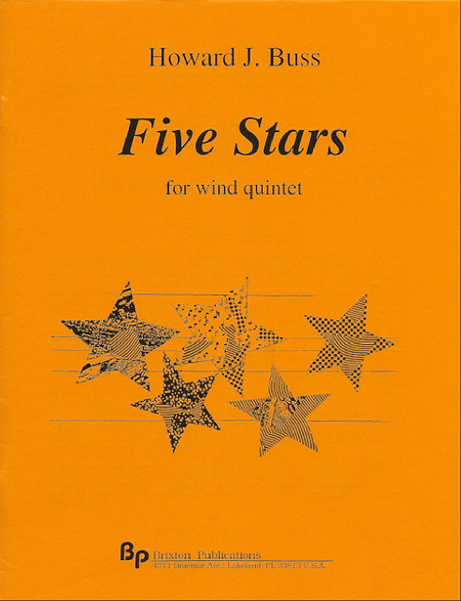 Five Stars Woodwind Quintet scores gallery preview page 1