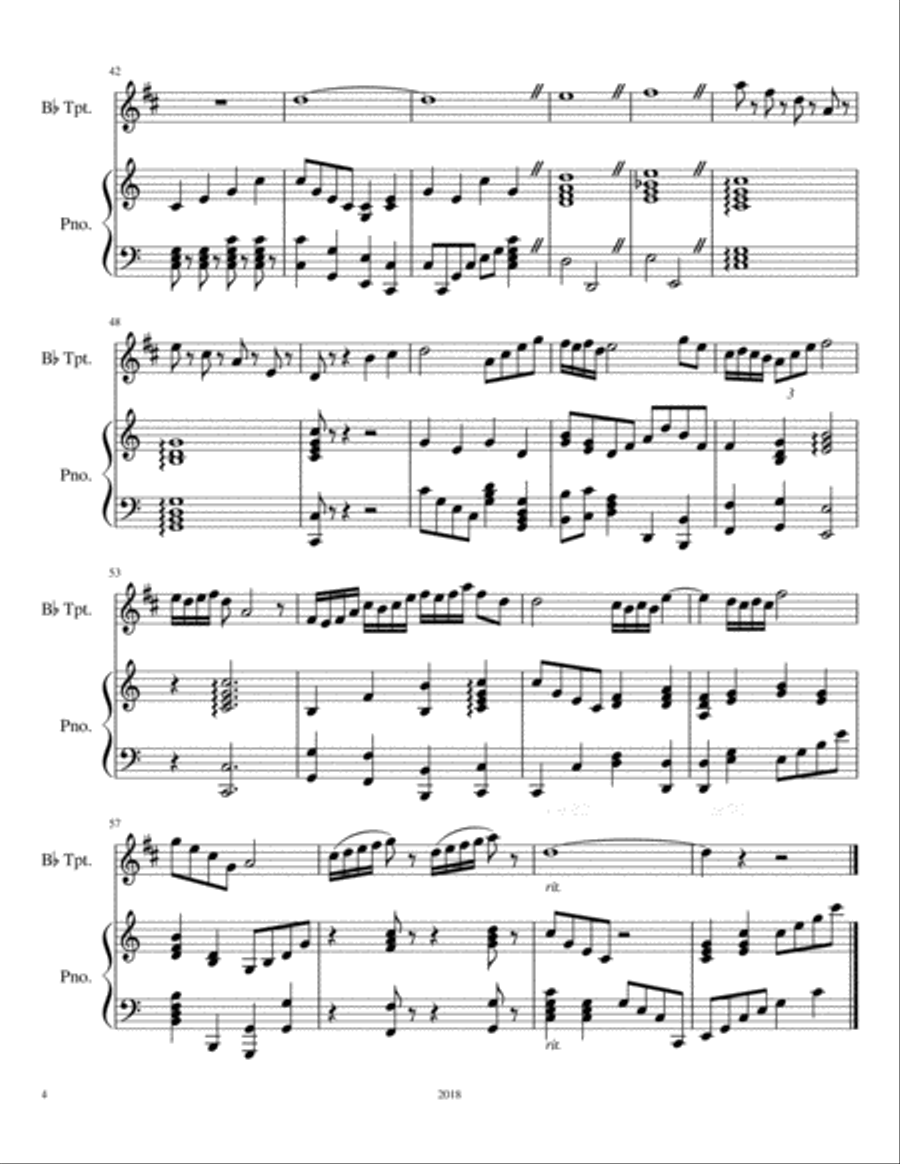 Acapulco Gold Trumpet Solo scores gallery preview page 4