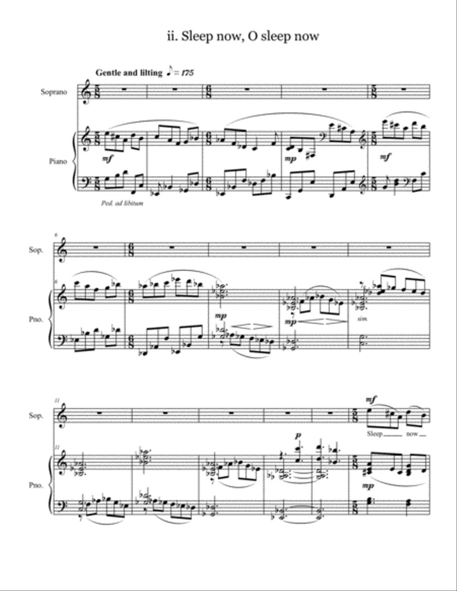 O Lonely Watcher of the Skies Soprano Voice scores gallery preview page 6