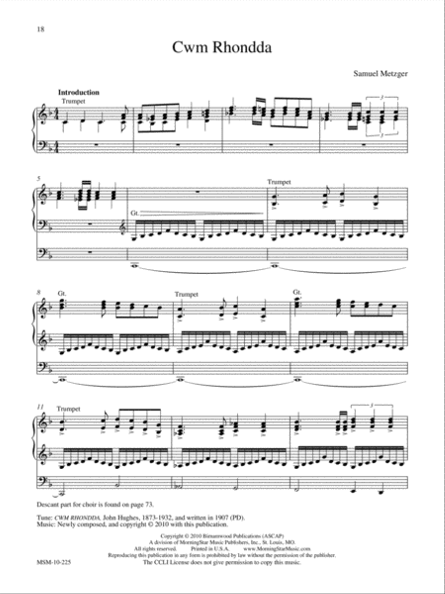 The Festival Hymn Collection, Volume 2 Organ scores gallery preview page 7