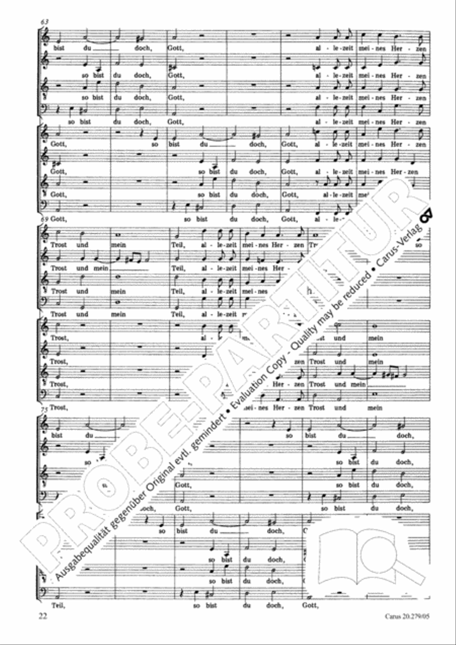 Musikalische Exequien I-III Choir scores gallery preview page 23