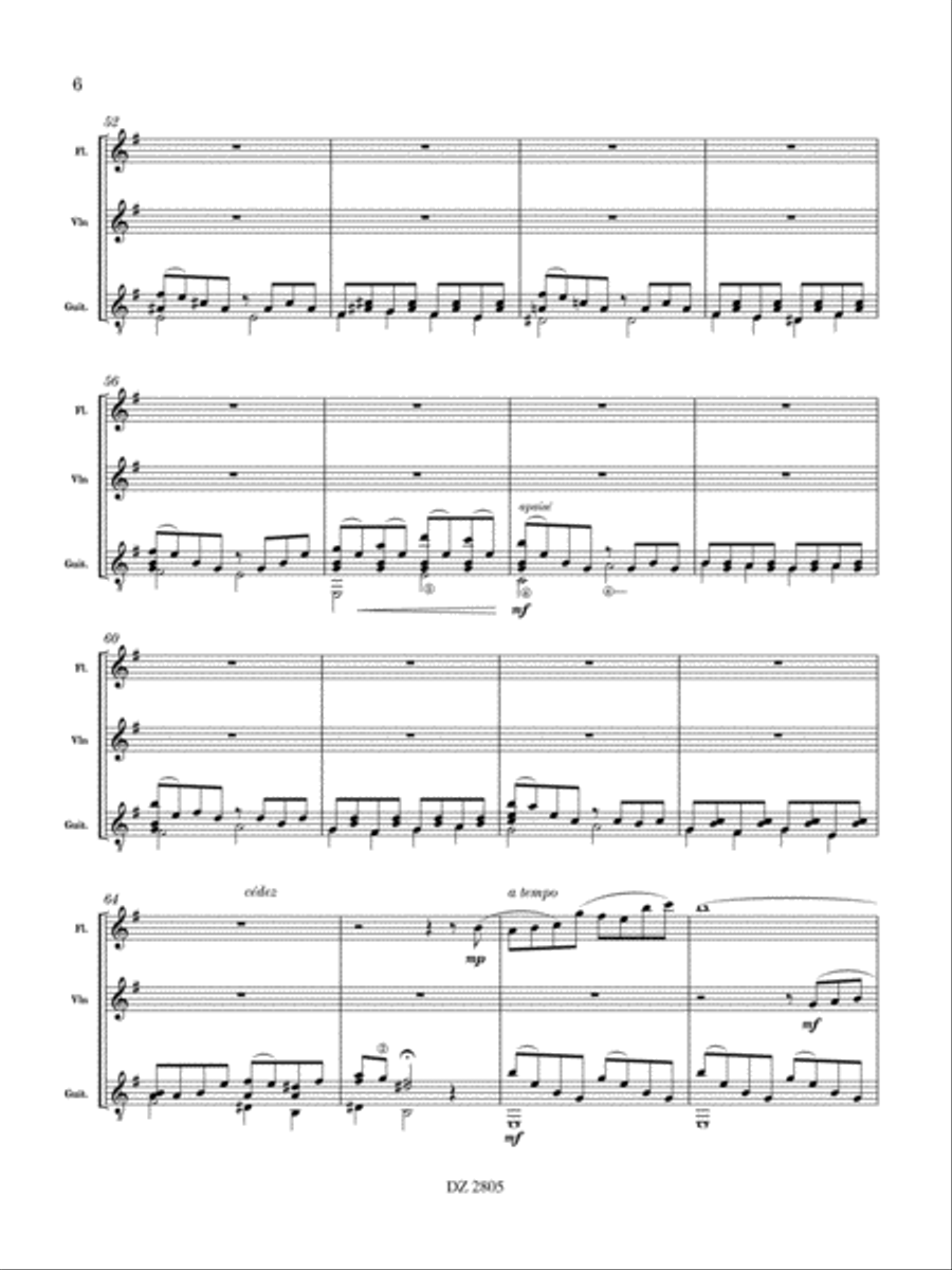 Brume sur la lande Brume sur la lande Flute scores gallery preview page 6