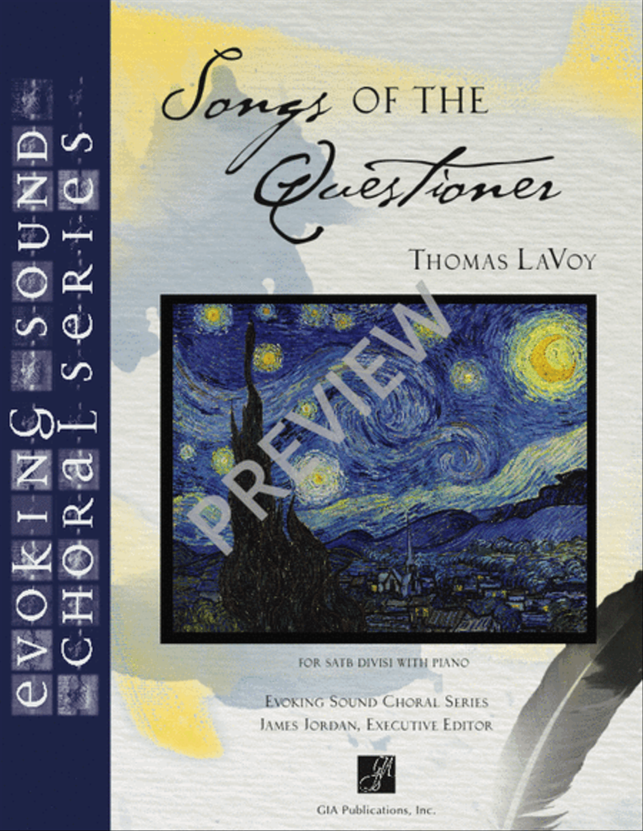 Songs of the Questioner Divisi scores gallery preview page 1