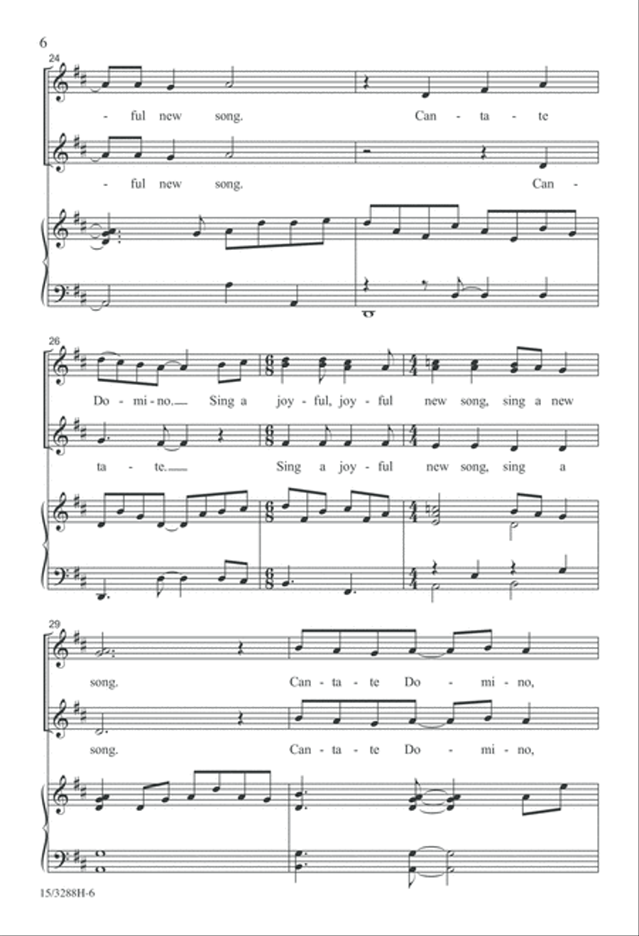 A Joyful Song SSA scores gallery preview page 6