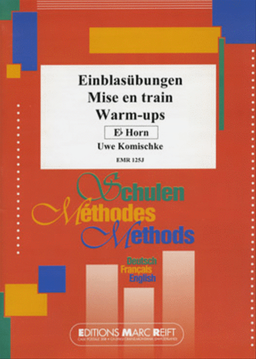 Einblasubungen / Mise en train / Warm-ups Horn scores gallery preview page 1