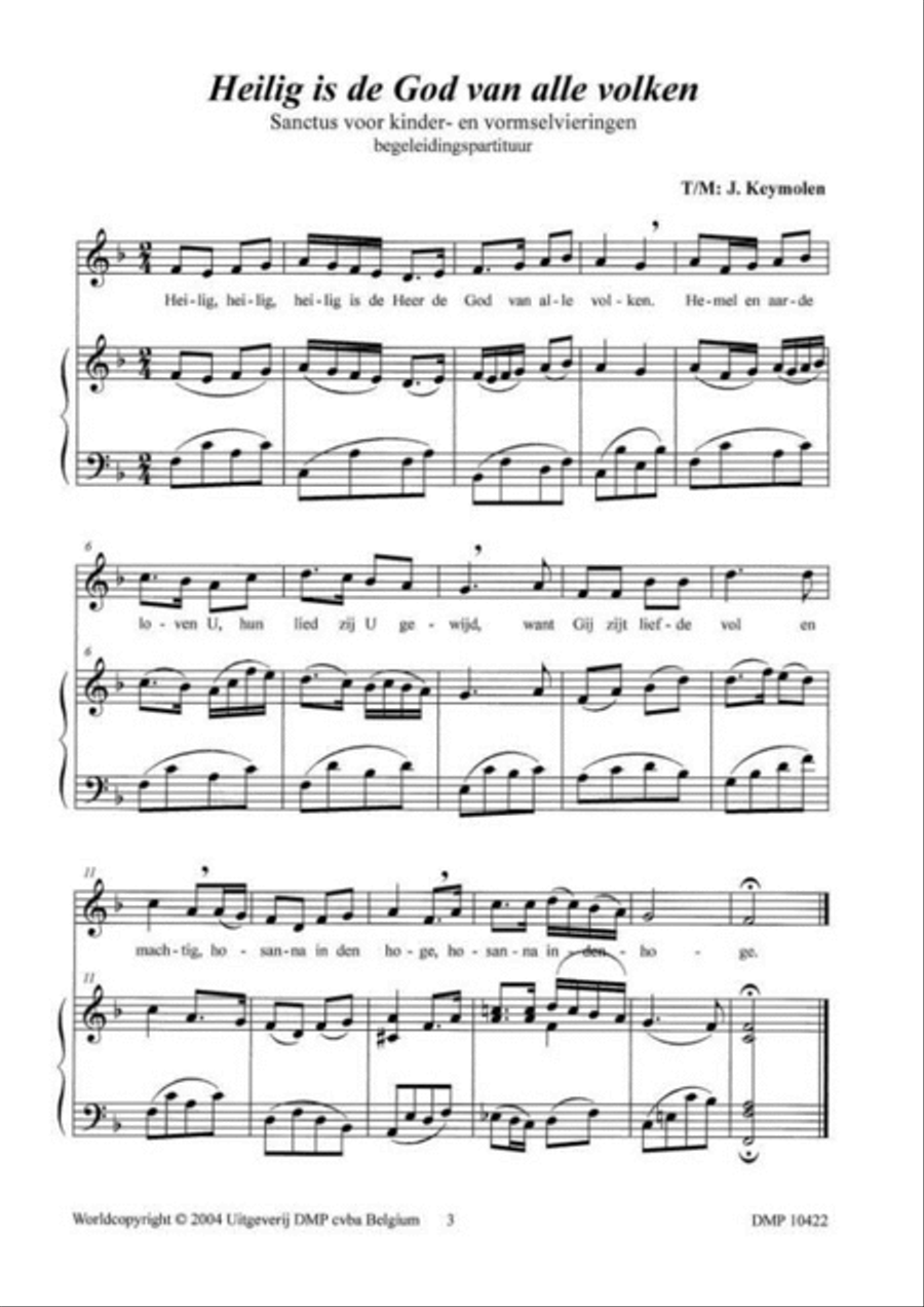 Heilig Is God Heilig Is God Unison Choir scores gallery preview page 2