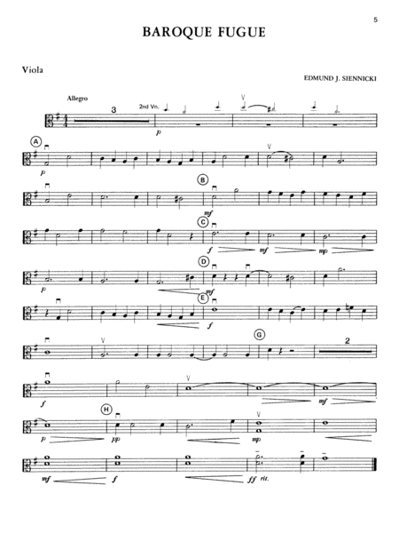 Highland/Etling String Quartet Series: Set 1: Viola