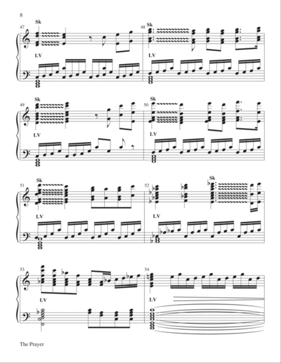 The Prayer The Prayer 5-Octaves scores gallery preview page 9